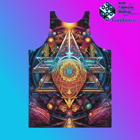 Abstract Harmony Tank Top - Artistic Fashion - XGuidance