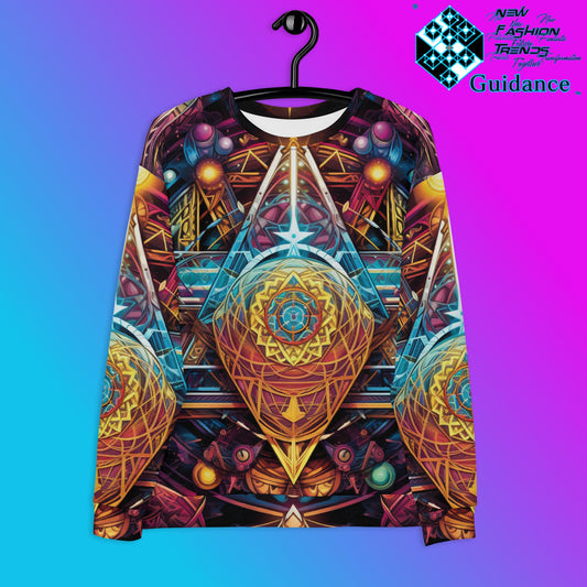 Abstract Harmony Sweatshirt - Creative Art Design - XGuidance