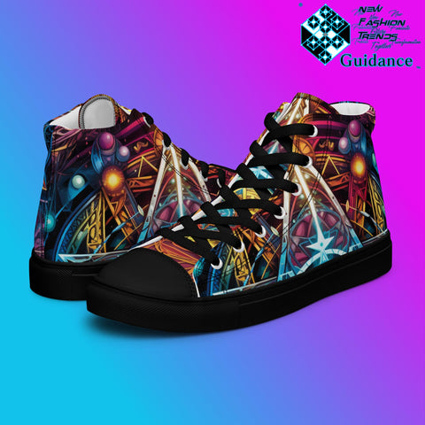 Men's Canvas Shoes - Trendy High Tops - XGuidance