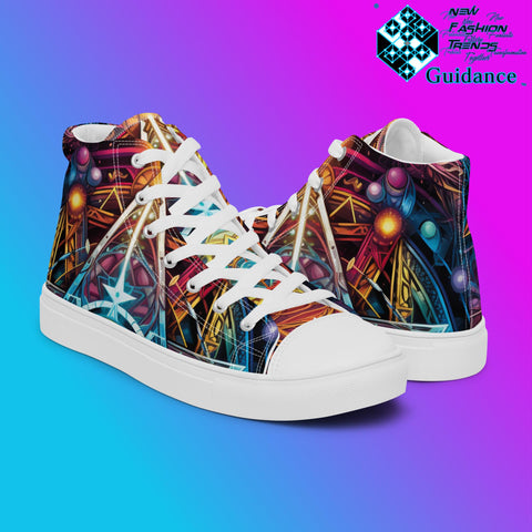 Men's Canvas Shoes - Trendy High Tops - XGuidance