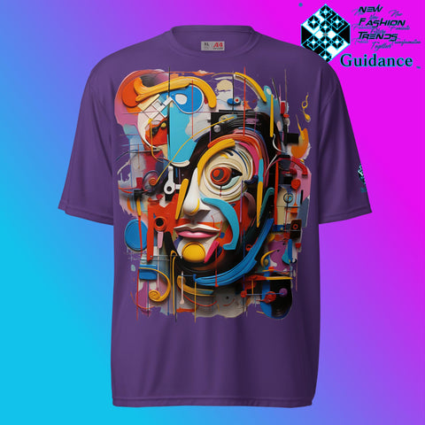 Abstract Face T-shirt - Performance Shirt - XGuidance