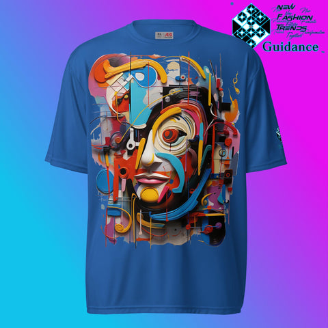 Abstract Face T-shirt - Performance Shirt - XGuidance