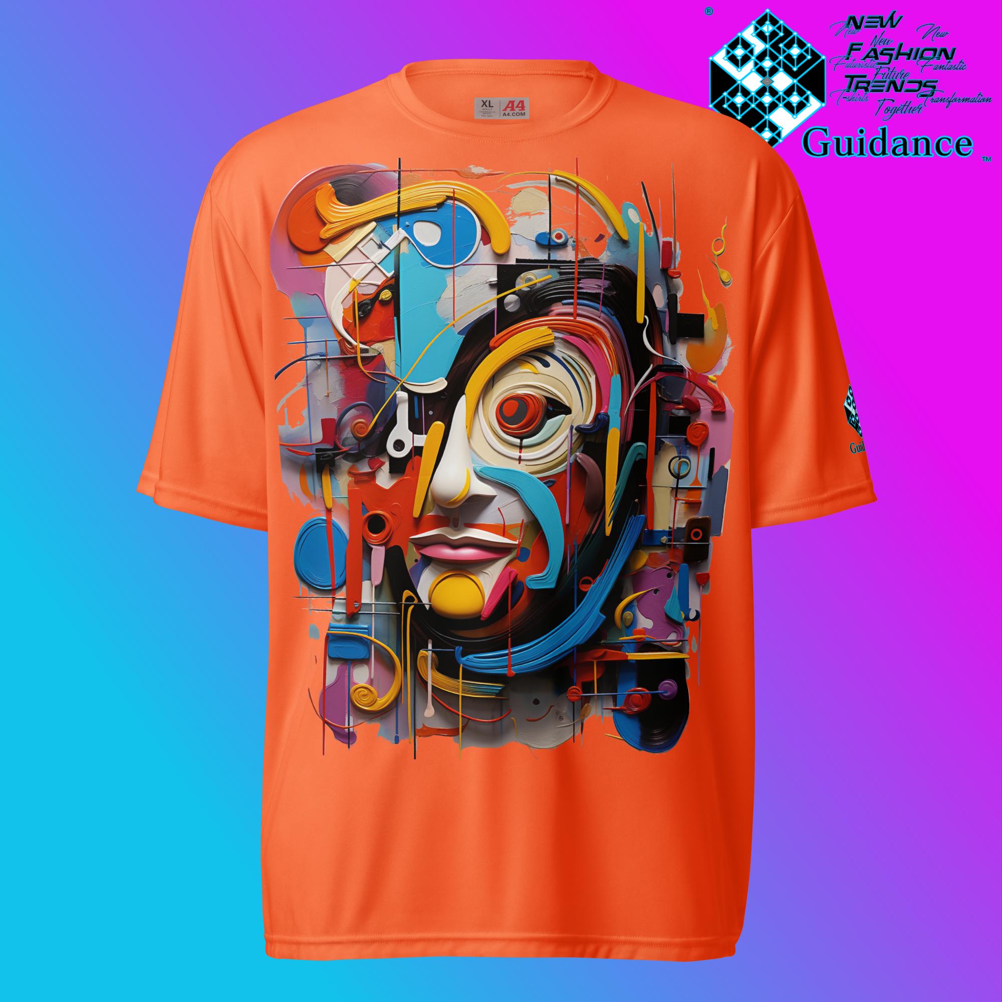 Abstract Face T-shirt - Performance Shirt - XGuidance